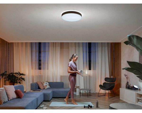 Plafón ENRAVE EXTRA LARGE - Philips Hue - Negro