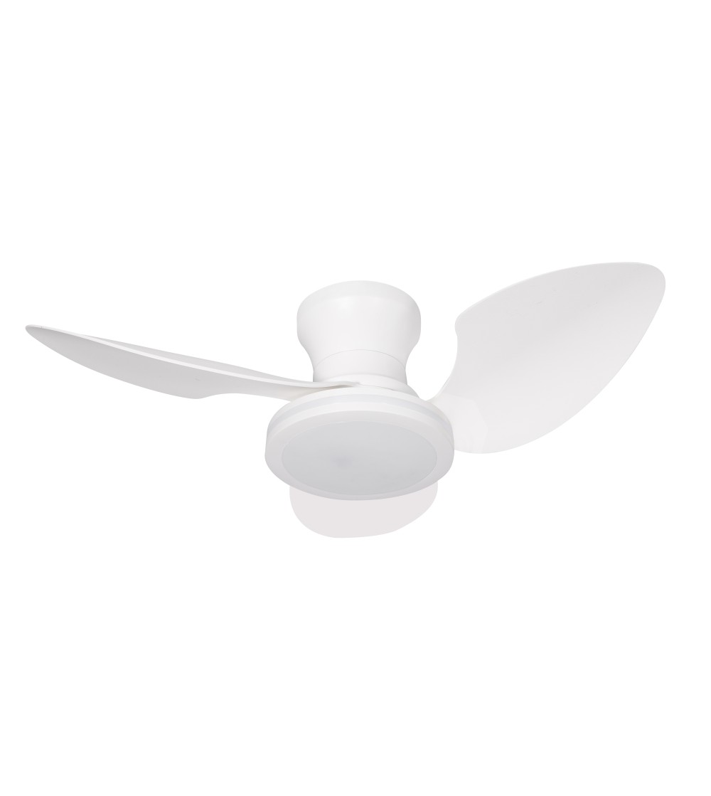 Plafón Ventilador Sulion Kawai Blanco Ø 106cm LED 36W DC CCT