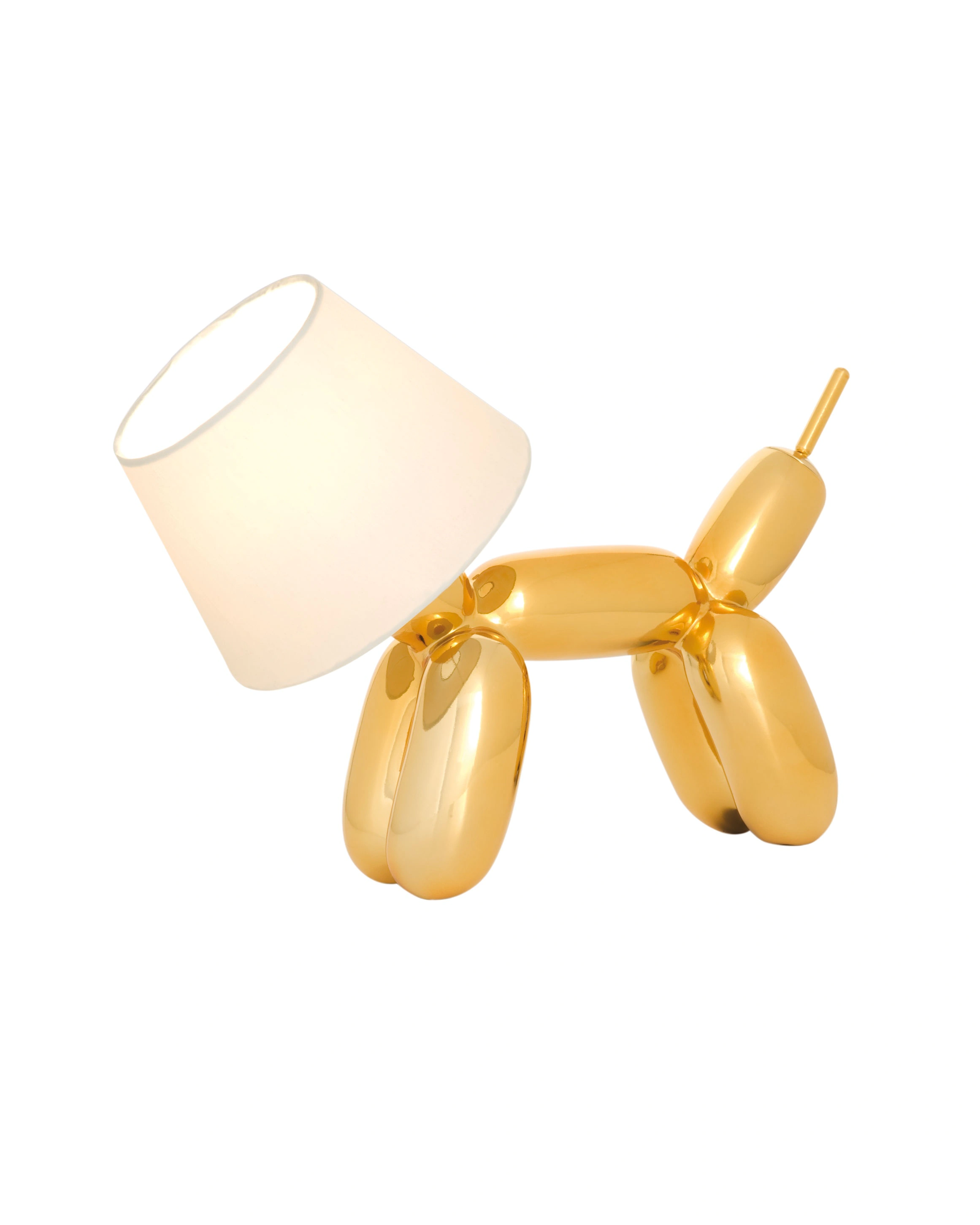 DOGGY - lámpara de mesa color oro | Sompex