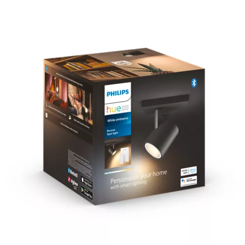 Foco RUNNER - Philips Hue - Negro