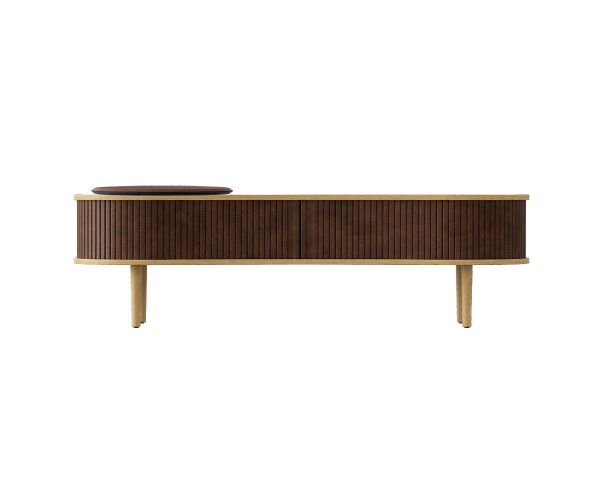 Mueble auxiliar AUDACIOUS TV BENCH ROBLE - UMAGE - Hazelnut