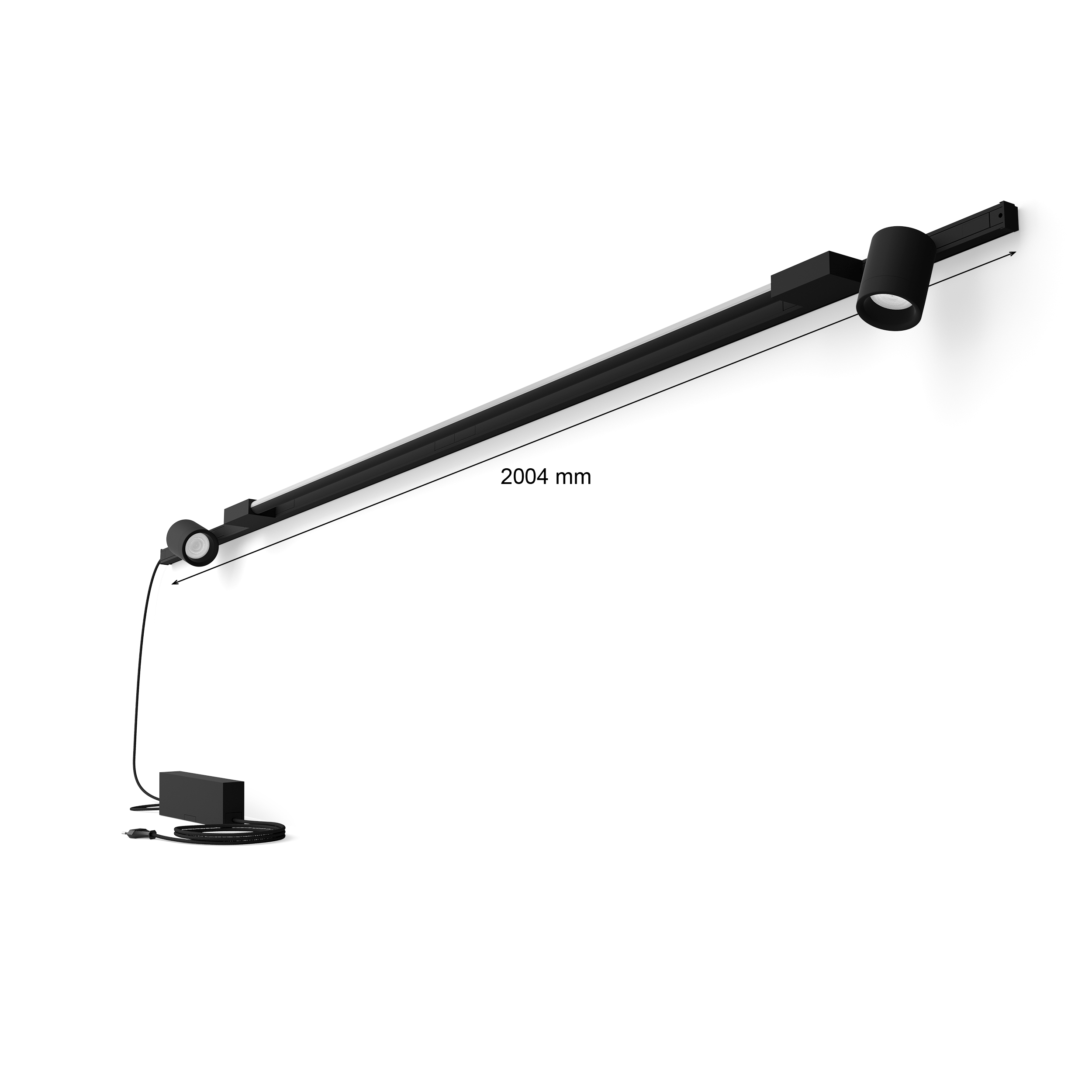 Kit Perifo Base de Pared lineal o a techo (2 Foco, 1 Tubo de Luz Compacto) Zigbee y Bluetooth. 