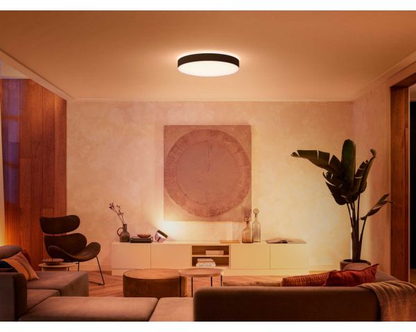 Plafón ENRAVE EXTRA LARGE - Philips Hue - Negro