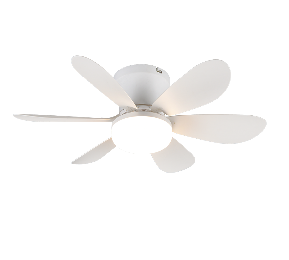 Plafón Ventilador de Techo LUND LED CCT Blanco Mate Ø53cm