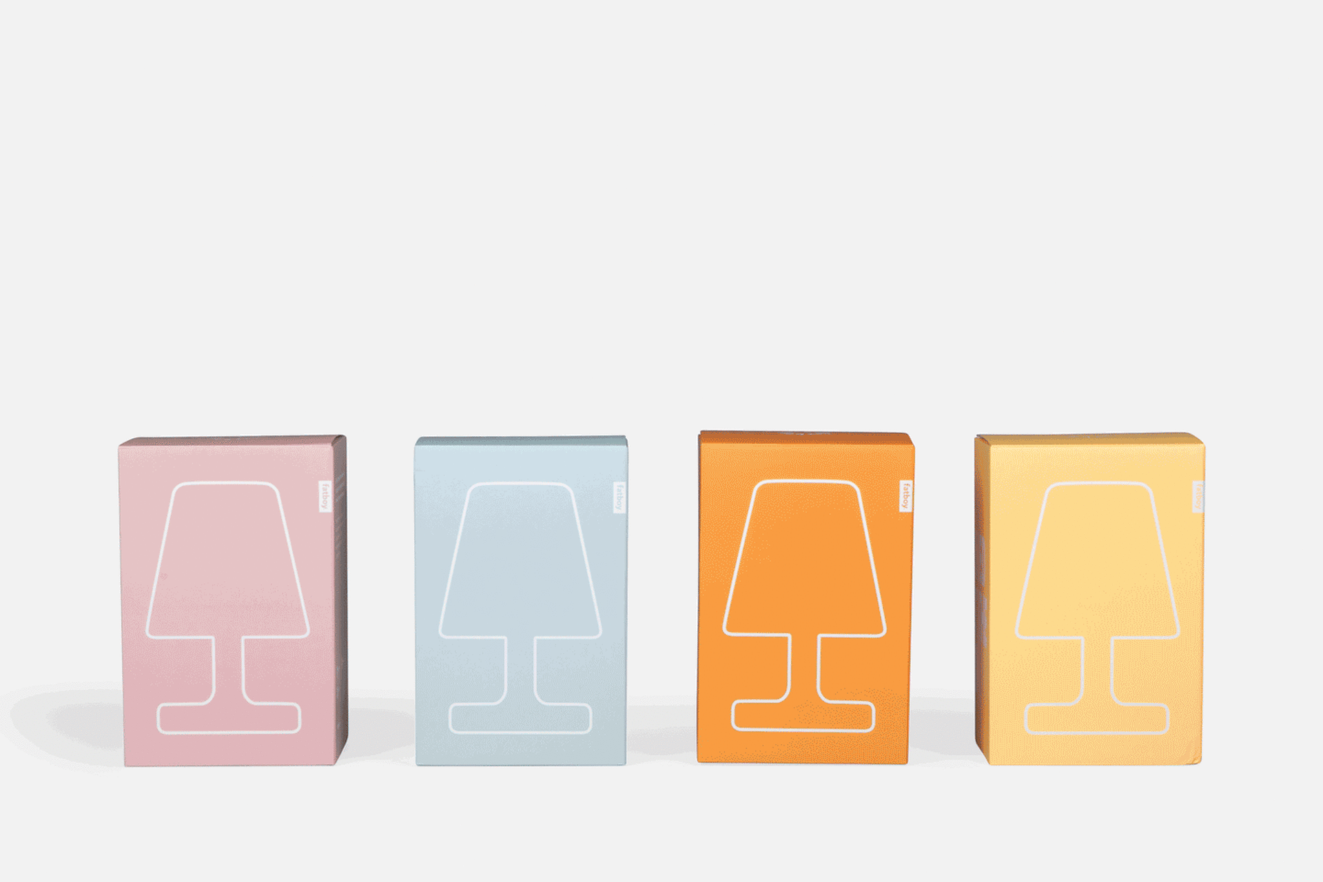 Lámpara de Mesa Portátil LED Fatboy Edison the Ambiance Rosa Suave