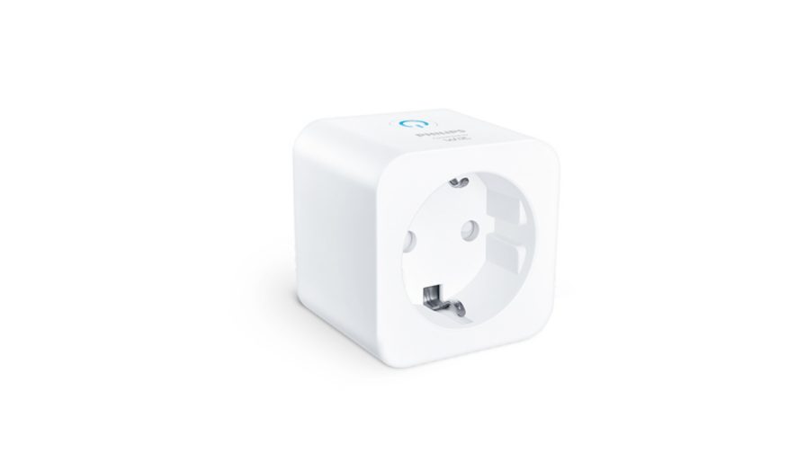 Enchufe Inteligente Philips WiZ Matter Tipo F con Medidor de Consumo 2300W