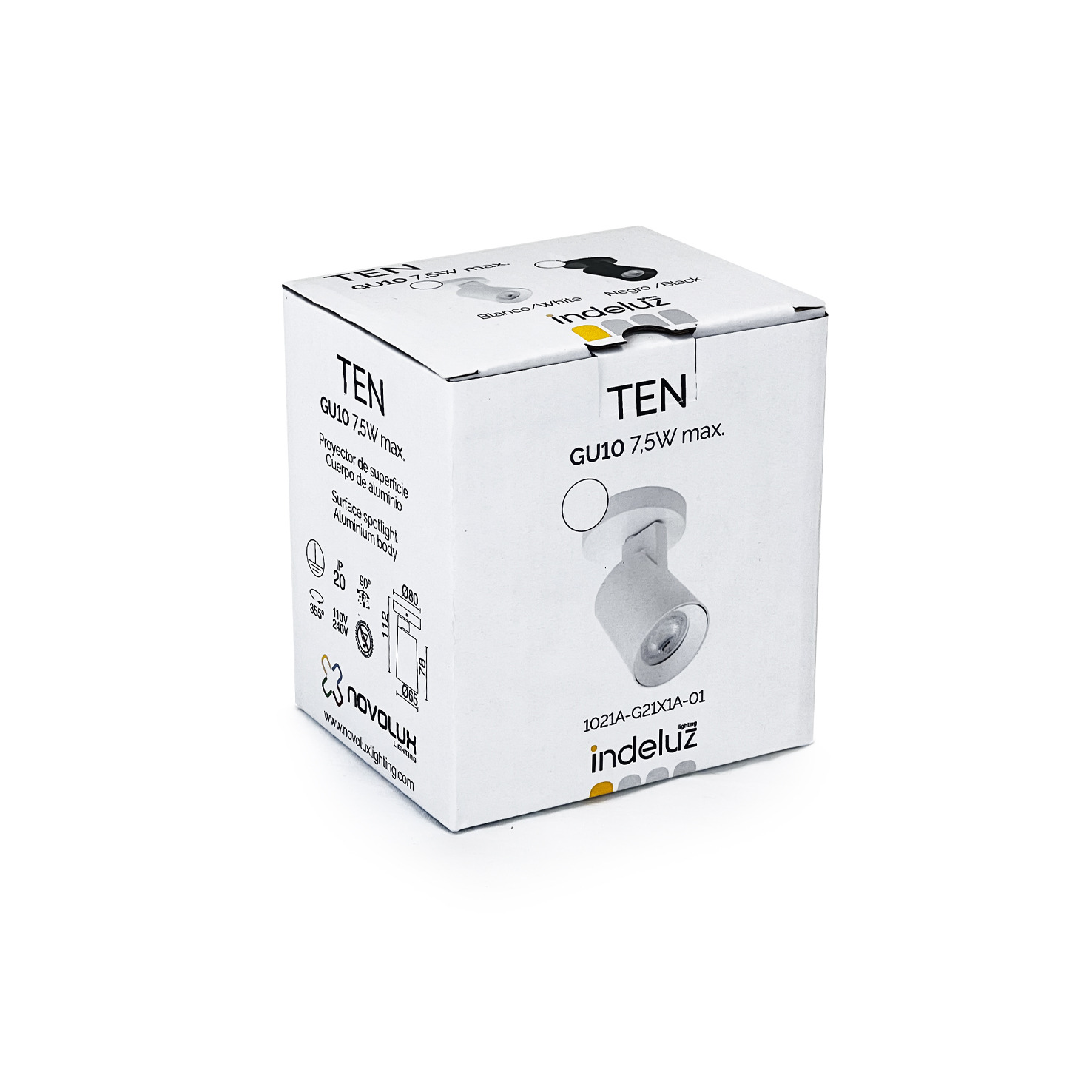 Proyector de superficie Ten W | Indeluz Lighting