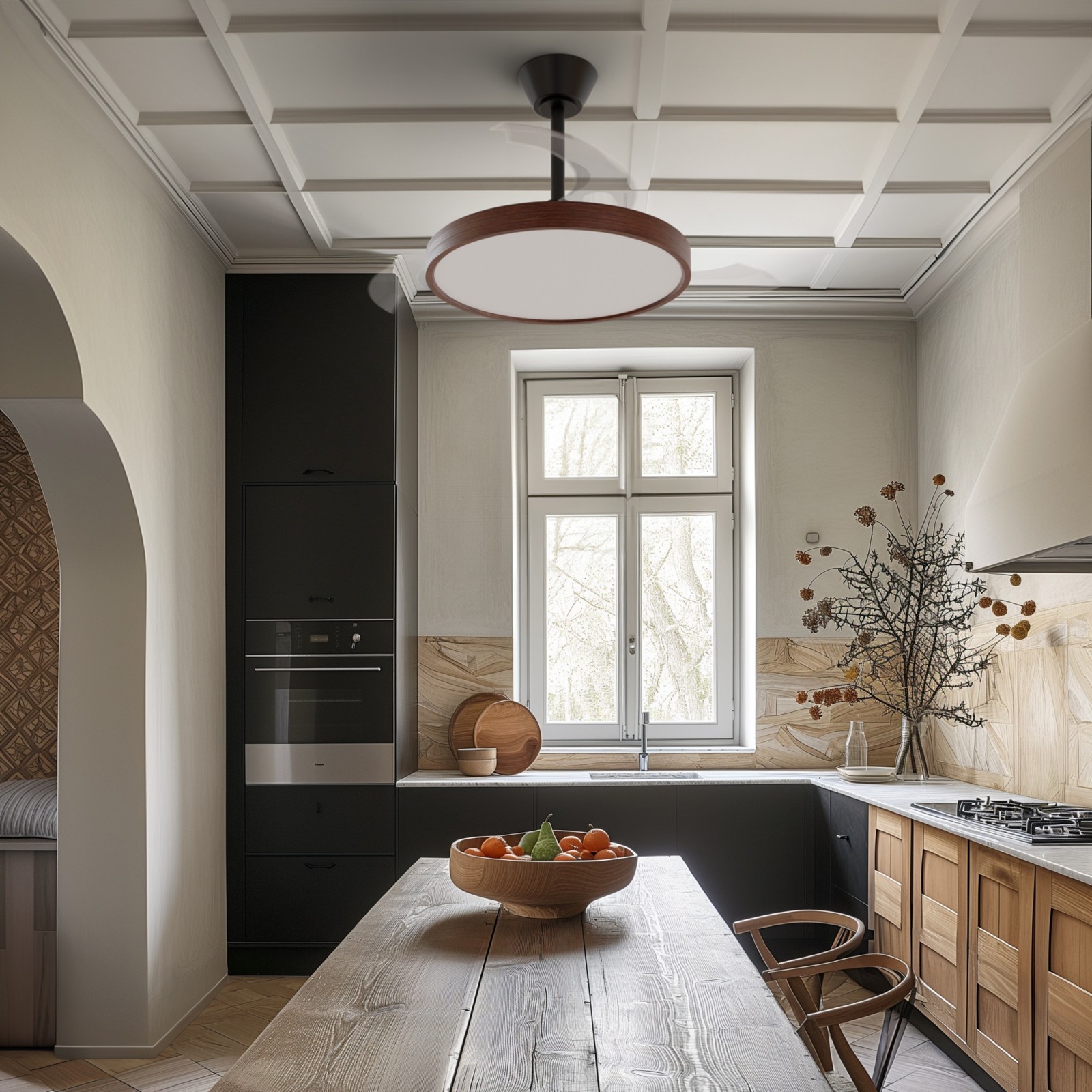 ventilador de techo con luz BOMBAY Estilo | Sulion 