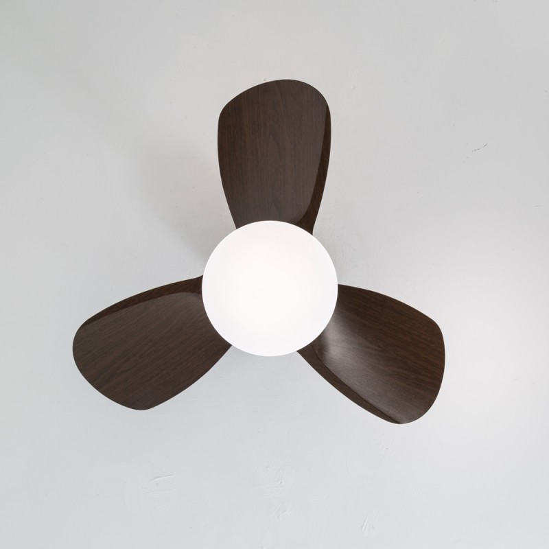 Ventilador de Techo Byan Mini 18w LED con Mando a Distancia - Diseño Moderno Ø60cm | CristalRecord