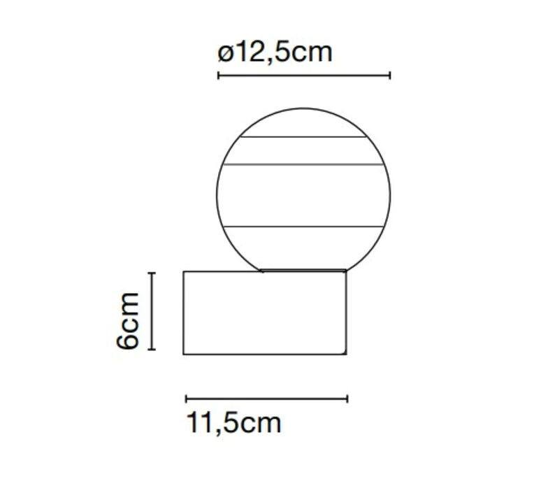 Lámpara de pared, Dipping  A1-13, verde , latón, LED, 2700K, 544lm, A12,5cm, A18,5cm | Marset