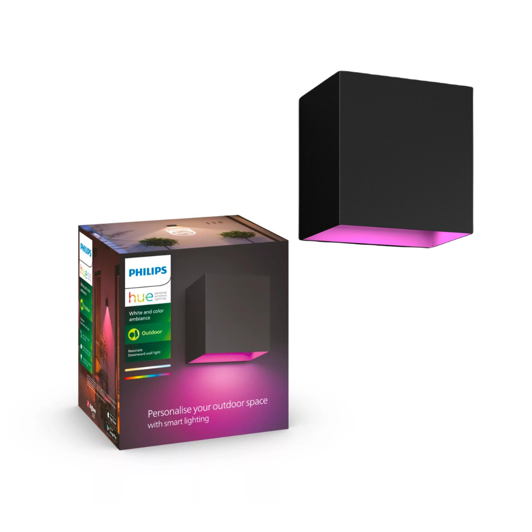 Philips HUE Resonate Downward Aplique Negro White ambiance and Color Zigbee y Bluetooth
