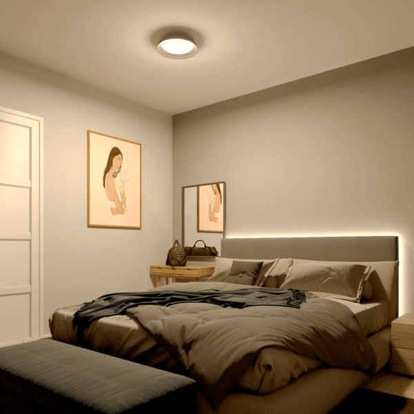 Plafón LED Fleta Translúcido con Luz Cálida (3 Intensidades) | Philips 