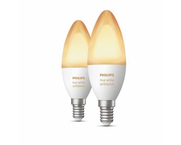 Pack bombillas inteligentes 4W E14 White Ambiance - Philips Hue