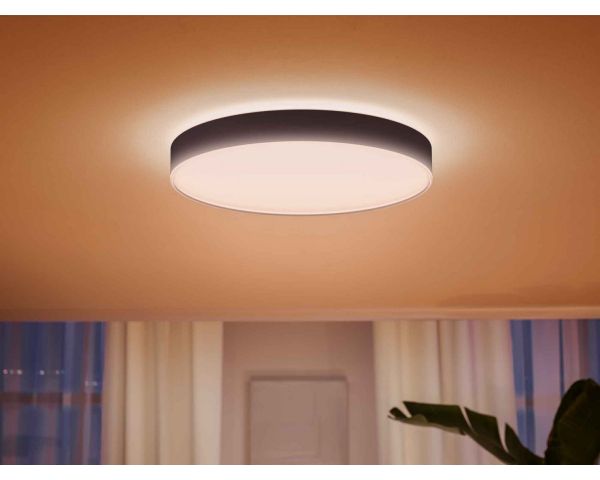 Plafón ENRAVE EXTRA LARGE - Philips Hue - Negro