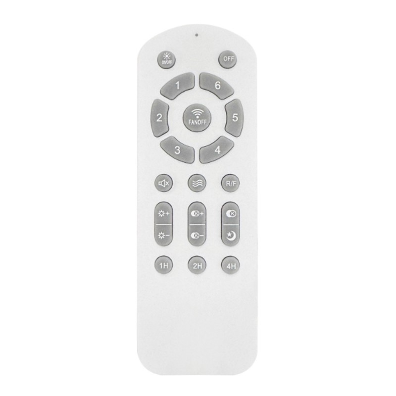 Ventilador de Techo Silencioso con Luz y Aspas Retráctiles SUPERECO MINI negro, 39W 3822Lm CCT | CristalRecord