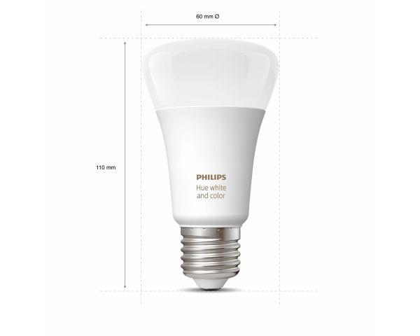 Bombilla inteligente 9W E27 White and Color Ambiance - Philips Hue