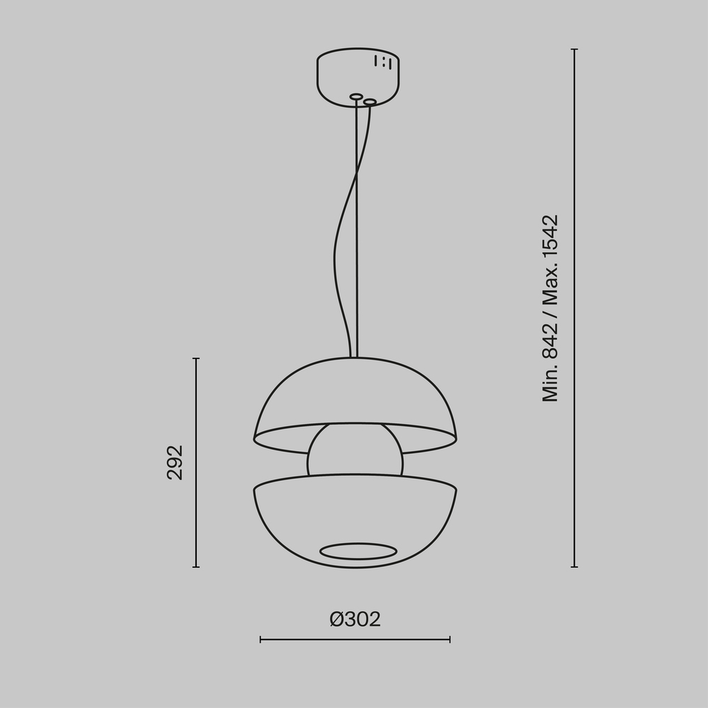 Lámpara colgante LED Rebel (6W)