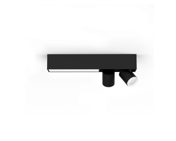 Plafón de dos luces CENTRIS - Philips Hue - Negro