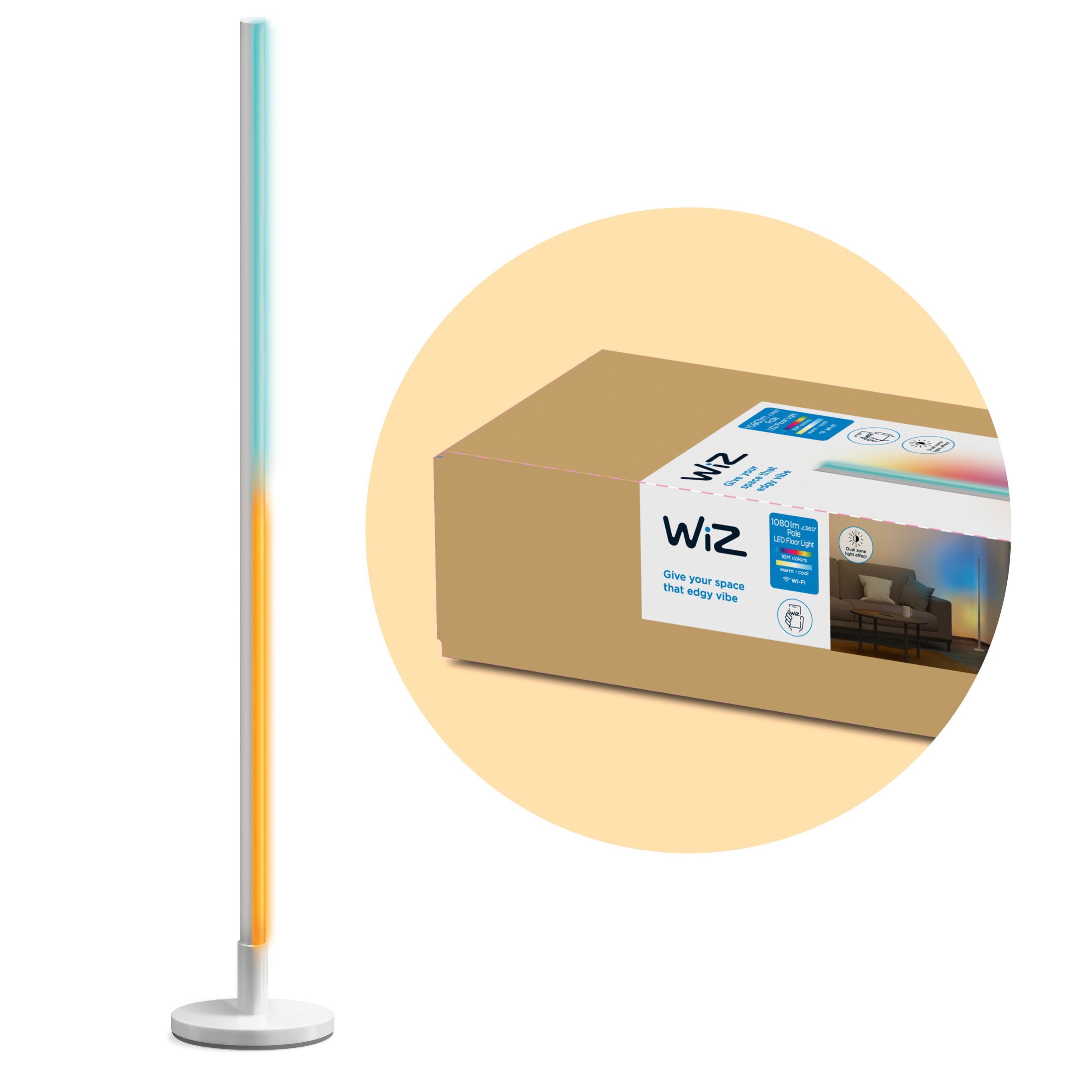 Lámpara de pie Pole de WIZ Wi-Fi BLE Type C