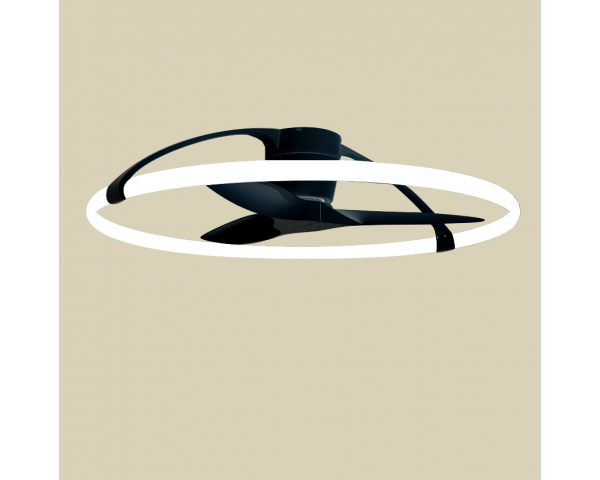 Ventilador Nepal - Mantra Iluminación - Negro