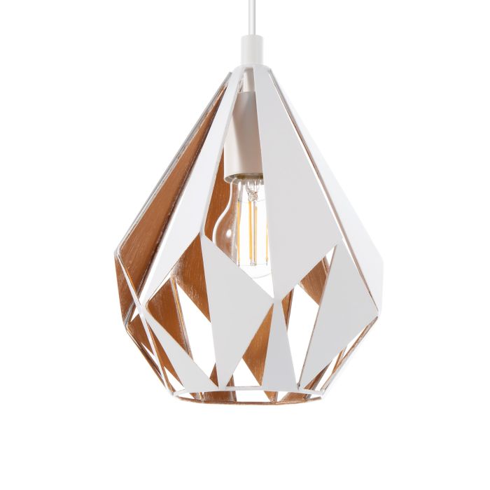 Lámpara de techo CARLTON Blanco, dorado | Eglo