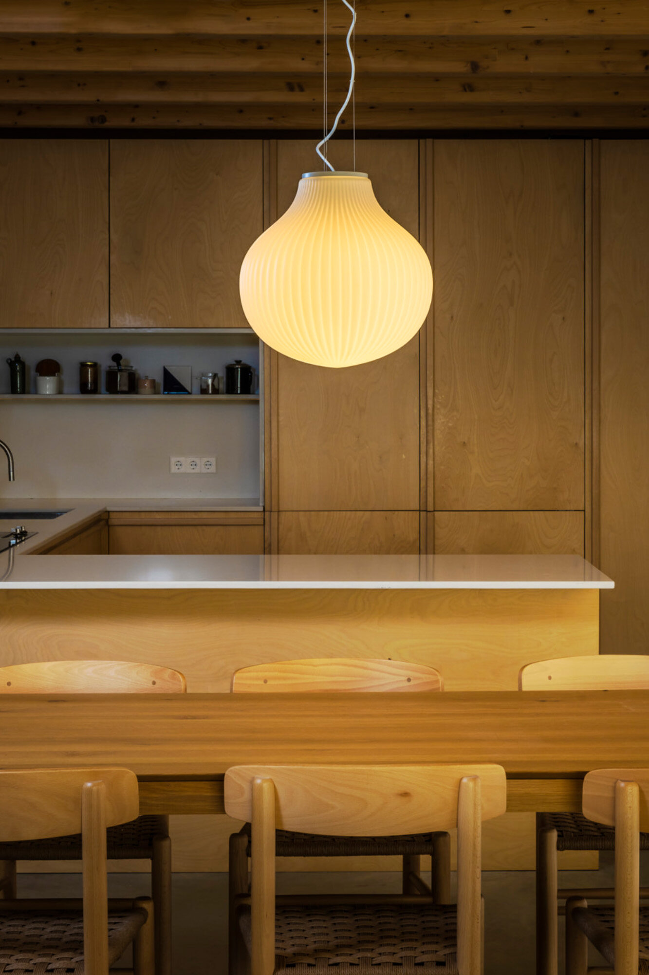 Lámpara Colgante Isabelle 400 Blanca de Faro | Diseño Moderno