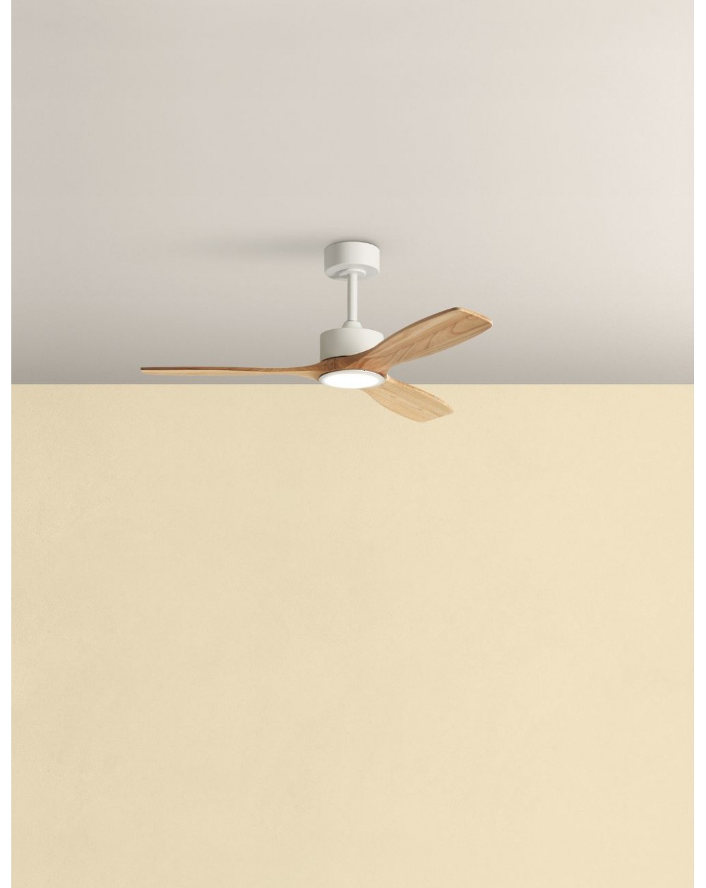 Ventilador Santorini M 90cm. madera y luz led | Mdc Lighting