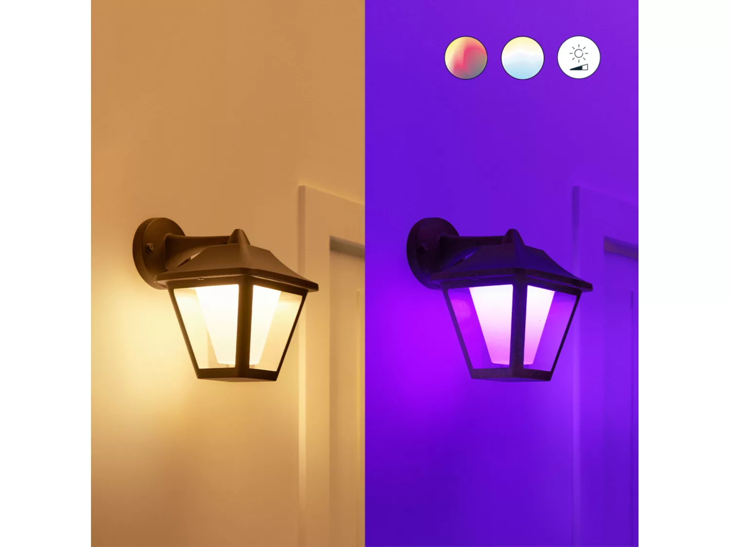 Aplique exterior Wall Light Classic RGBW EU | WIZ