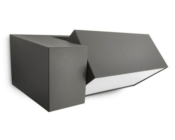 Aplique para exteriores BORDER - Philips - Antracita